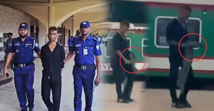 ছুরি হাতে কমলাপুর স্টেশনে ভাইরাল শাহ আলী গ্রেপ্তার